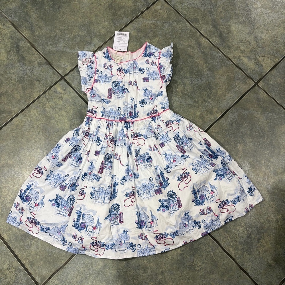 Monsoon London girl's dress NWT Sz 6 - Picture 2 of 6